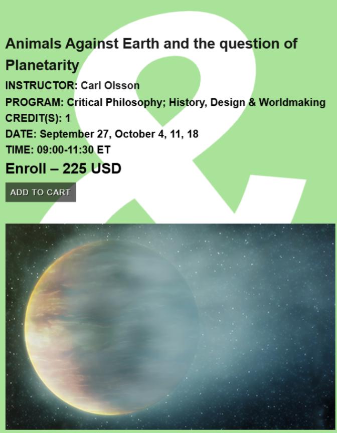 thenewcentre.org/seminars/the-q… 
Starting September 27 I will teach a seminar on the very long history of moving around and finding out. Enroll for first geology, transcendental lockpicking, Promethean gymnastics, anti-planetary actions and fish-tetrapod transitions.