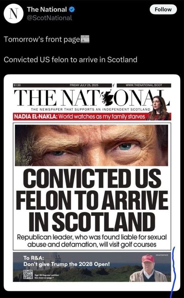 🏴󠁧󠁢󠁳󠁣󠁴󠁿🏴󠁧󠁢󠁳󠁣󠁴󠁿🏴󠁧󠁢󠁳󠁣󠁴󠁿🏴󠁧󠁢󠁳󠁣󠁴󠁿🏴󠁧󠁢󠁳󠁣󠁴󠁿🏴󠁧󠁢󠁳󠁣󠁴󠁿🏴󠁧󠁢󠁳󠁣󠁴󠁿🏴󠁧󠁢󠁳󠁣󠁴󠁿🏴󠁧󠁢󠁳󠁣󠁴󠁿
That’s the way to do it!

#Scotland  #trump