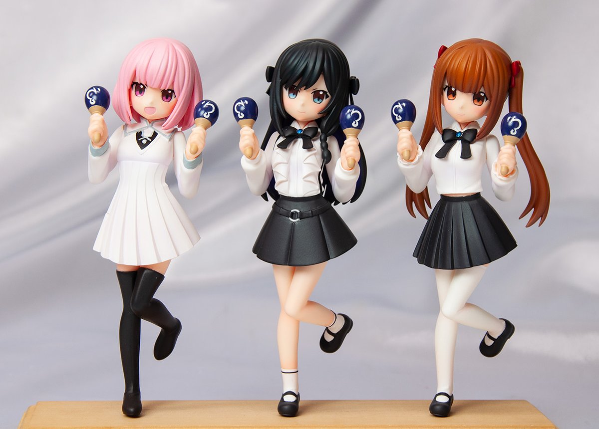 kuni_20xx's tweet image. 7月27日開催のワンダーフェスティバル2025夏に参加いたします。
Kuni20xx 卓:3-21-15 です、よろしくお願いします。
■ お品書き、その4 ■
ギルドの受付嬢ですが、残業は嫌なのでボスをソロ討伐しようと思います より
ギルます エンディング です
アニメEDの三人組を立体化しました。…