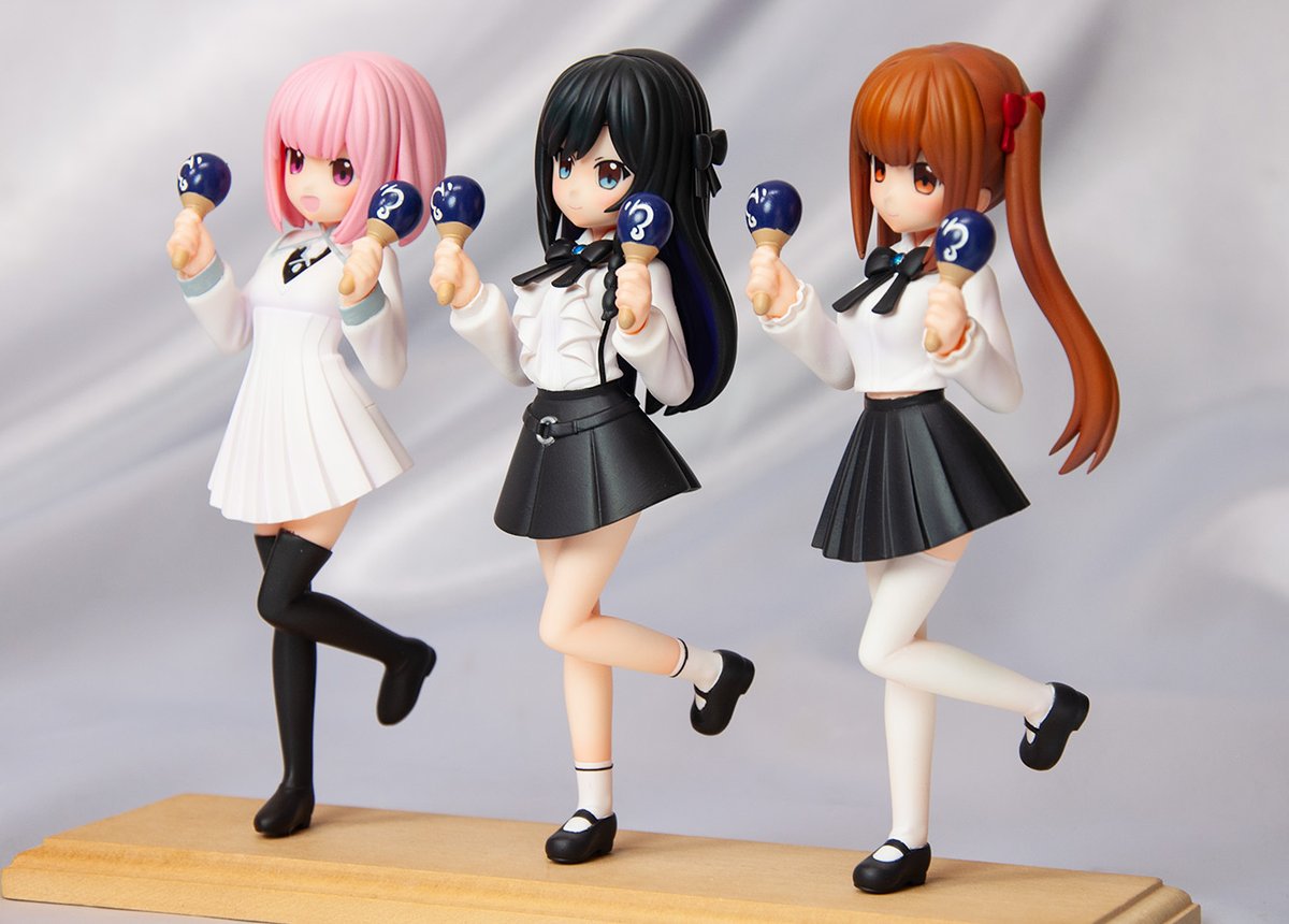kuni_20xx's tweet image. 7月27日開催のワンダーフェスティバル2025夏に参加いたします。
Kuni20xx 卓:3-21-15 です、よろしくお願いします。
■ お品書き、その4 ■
ギルドの受付嬢ですが、残業は嫌なのでボスをソロ討伐しようと思います より
ギルます エンディング です
アニメEDの三人組を立体化しました。…