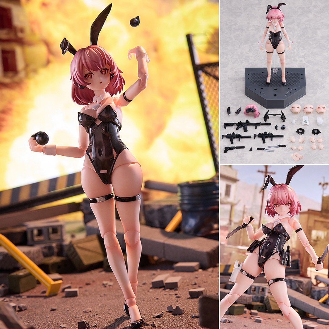 hobbylink's tweet image. Commando Belka enters Sushing’s "Bunny Rapid Action Squad"! This fully articulated figure comes with 4 faces, 5 hand sets, weapon storage base, and special “KACHA” joints! First-batch bonus: bare feet, dog tag, and collector card!
🔥 PREORDER NOW 🔥
shop.hlj.com/4l75hTa