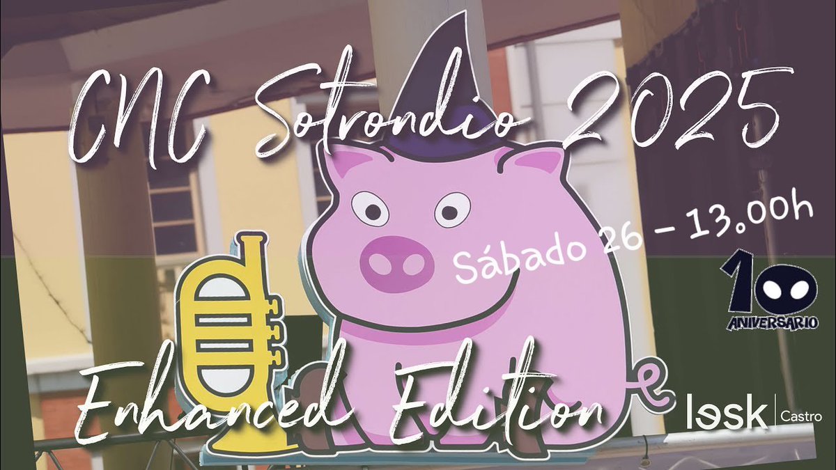 Mañana sábado 26 a las 13h estrenamos la edición mejorada de las actuaciones del CNC Sotrondio 2025

youtu.be/HHJKlH434V8