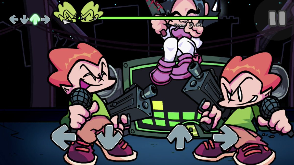 STAR41E's tweet image. I played a lil bit more and Nene got stuck in her laughing pose and when Pico reaches 50 on combo (I think) which was very cuteee π©·π
#SharpShooter #FNFNene #FNFPico #FridayNightFunkin