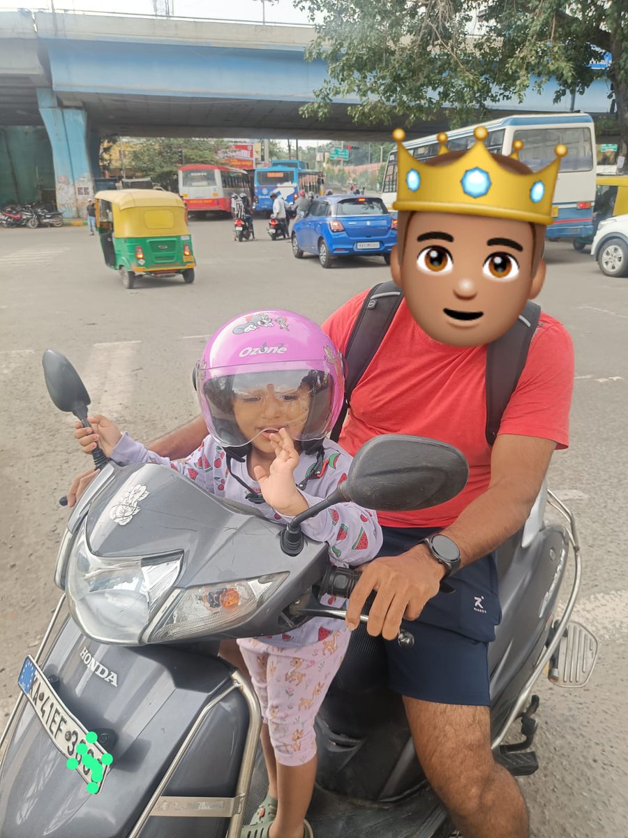 KAMAKSHIPALYA TRAFFIC BTP (@kmpalyatrfps) on Twitter photo ತನ್ನ ಮಕ್ಕಳಿಗೆ ಕಿರೀಟ ಕೊಡಿಸಲಾಗದಿದ್ದರೂ ಹೆಲ್ಮೆಟ್ ಕೊಡಿಸುವ ತಂದೆಯೇ ನಿಜವಾದ ರಾಜ!
Dad who buys a helmet for his kids is not less than a king who can afford a crown for his princess! <a href="/Acpvnagartrfbcp/">Vijayanagara Traffic Sub Division Bangalore City</a> ; <a href="/DCPTrWestBCP/">DCP TRAFFIC WEST</a> ; <a href="/Jointcptraffic/">Joint CP, Traffic, Bengaluru</a> ; <a href="/blrcitytraffic/">ಬೆಂಗಳೂರು ಸಂಚಾರ ಪೊಲೀಸ್ BengaluruTrafficPolice</a> ತನ್ನ ಮಕ್ಕಳಿಗೆ ಕಿರೀಟ ಕೊಡಿಸಲಾಗದಿದ್ದರೂ ಹೆಲ್ಮೆಟ್ ಕೊಡಿಸುವ ತಂದೆಯೇ ನಿಜವಾದ ರಾಜ!
Dad who buys a helmet for his kids is not less than a king who can afford a crown for his princess! <a href="/Acpvnagartrfbcp/">Vijayanagara Traffic Sub Division Bangalore City</a> ; <a href="/DCPTrWestBCP/">DCP TRAFFIC WEST</a> ; <a href="/Jointcptraffic/">Joint CP, Traffic, Bengaluru</a> ; <a href="/blrcitytraffic/">ಬೆಂಗಳೂರು ಸಂಚಾರ ಪೊಲೀಸ್ BengaluruTrafficPolice</a>