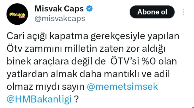 İktidara yakın Misvak Caps ekonomi yonetimini hedef aldı: