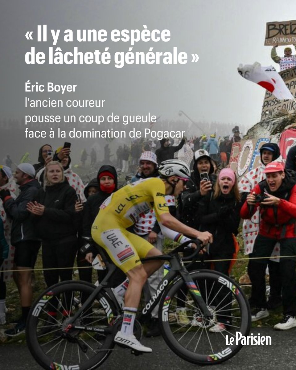 💬 «Quand on les écoute, ce sont toujours les mêmes arguments : Pogacar s’entraîne plus et mieux. Mais ce sont les mêmes mots que pour Armstrong»

Éric Boyer, ex-manager de Cofidis, dénonce notamment une domination suspecte sur le Tour de France

➡️ l.leparisien.fr/FYyb