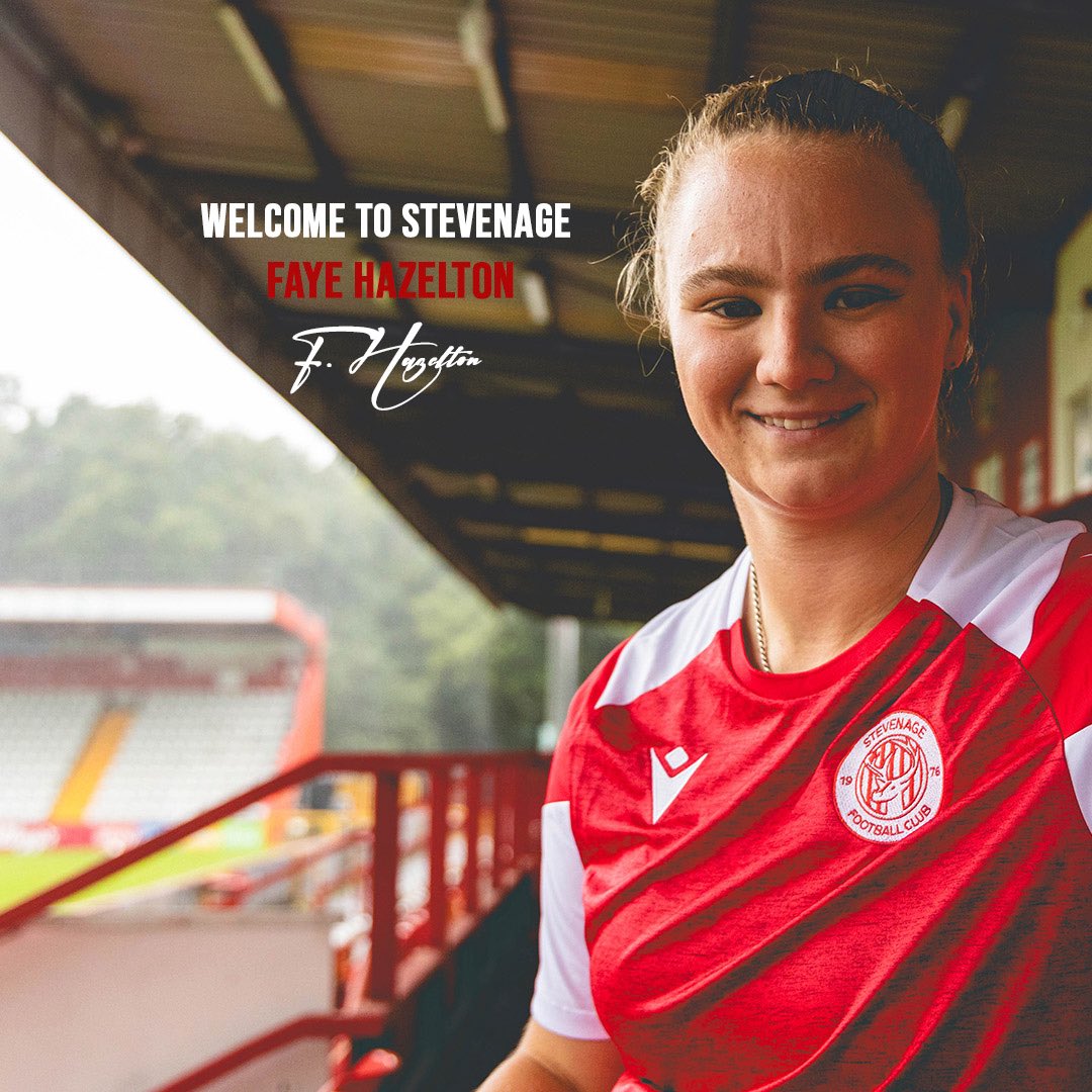 StevenageFCW's tweet image. โ๏ธ ๐๐๐ฏ๐๐ก๐ฉ๐ค๐ฃ ๐๐๐๐ฃ๐จ โฆ SFCW are delighted to announce the signing of goalkeeper, Faye Hazelton!
Welcome to Stevenage, @FayeHazelton
#WelcomeFaye #HazeltonSigns #WeAreStevenage ๐ดโช๏ธ