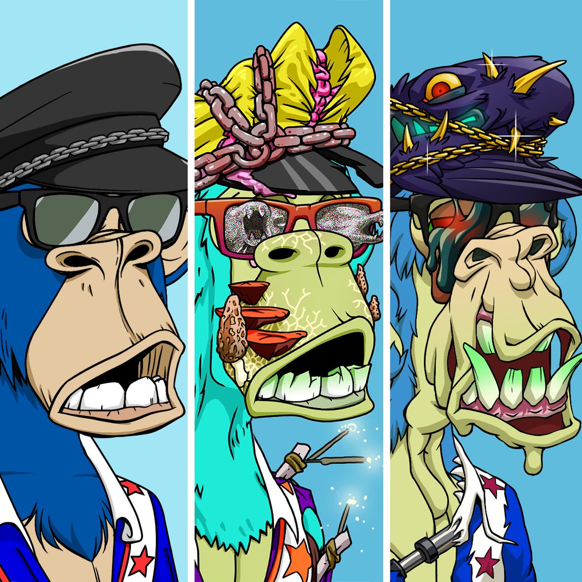 siw0bbyte's tweet image. Gm legends! 🌞☕️
Just got off a call - can't share more yet, but let's just say you don't have enough BAYC, MAYC and ApeCoin.
Happy Full Set Friday! 🦍💙