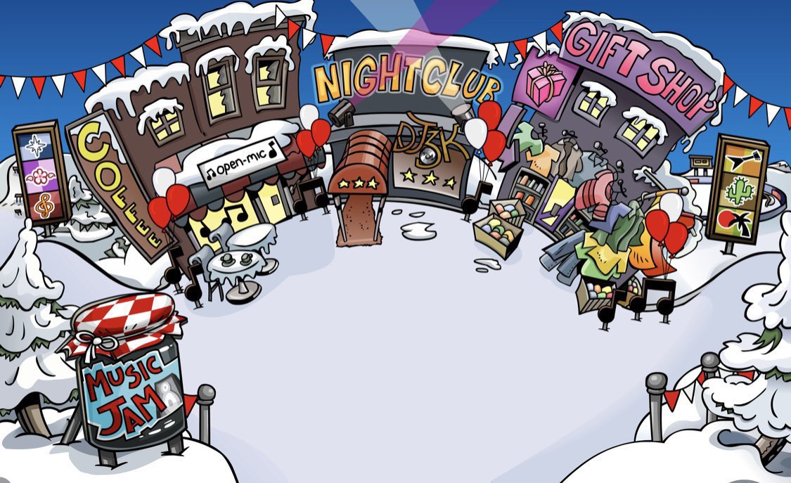ThatPenguinGame's tweet image. 17 years ago today, the 2008 Music Jam started, marking this as the first Music Jam to occur. Penguins could obtain Music related Items, and watch the Penguin Band play at the Iceberg.