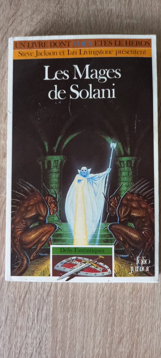 VClorto's tweet image. Dernier arrivage de livre dont vous êtes le héros 😍
Coup de bol de l'avoir trouvé au moment de sa mise en ligne !
#LDVELH