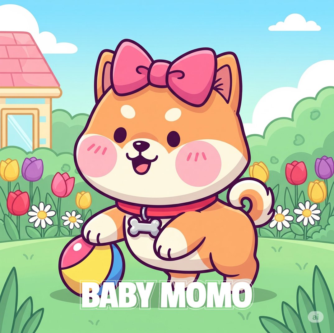 Baby Momo is out to play – and so is the $BABY MOMO coin! 🎾💰
Join the cutest community in crypto and watch your bags bloom like spring flowers.