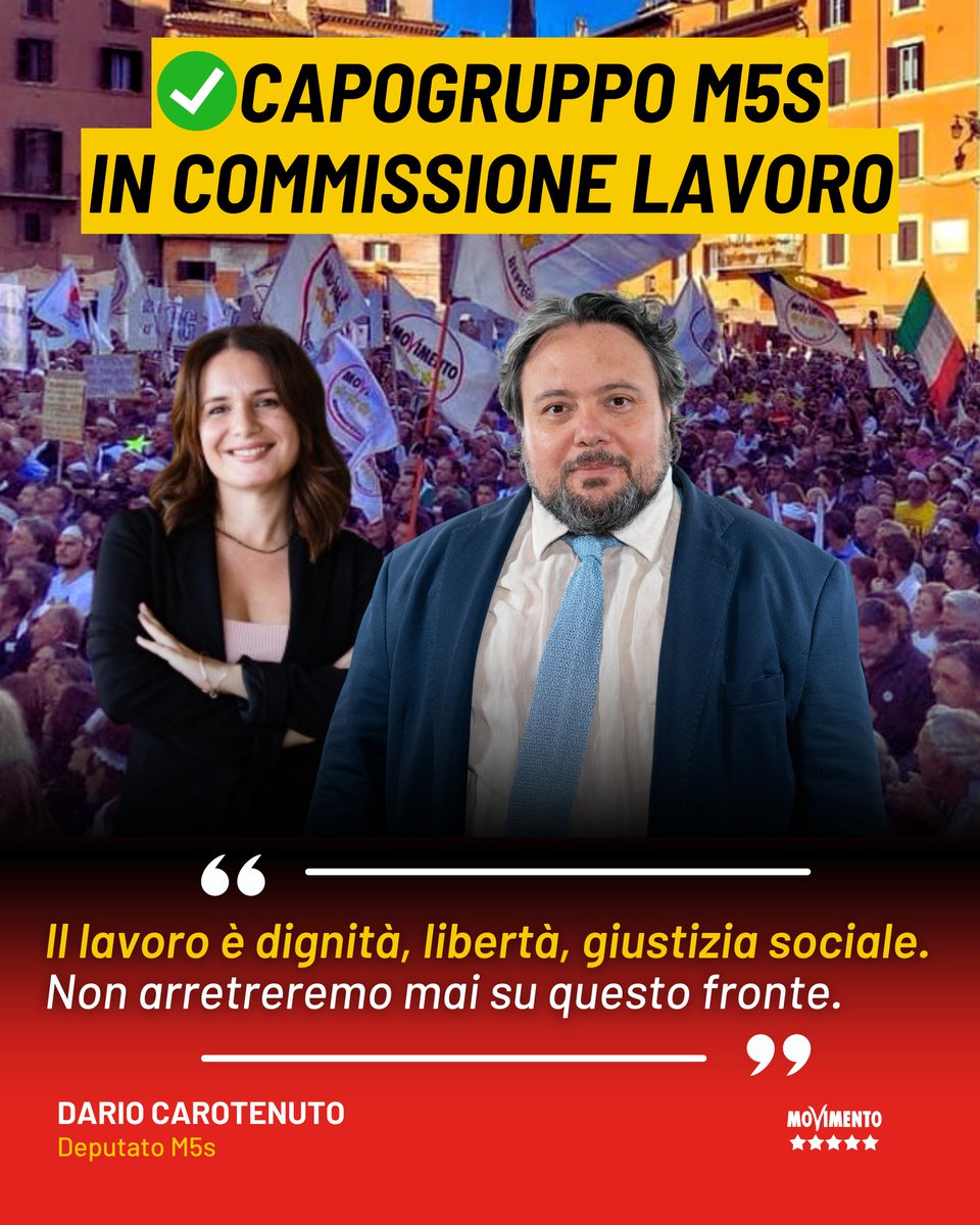 Dario5S's tweet image. Valentina Barzotti è molto più che una collega per me, le sue competenze, la sua passione per il mondo del lavoro, per i diritti dei lavoratori, sono per me un esempio e una guida.
A lei va il mio sincero ringraziamento per il lavoro svolto fin qui con abnegazione, competenza e…