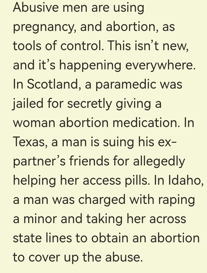 IsabelVSpruce's tweet image. This is a message from Abortion Rights. Even they are recognising the inescapable truth that abortion pills are being used to control or exploit women and cover up abuse of minors. This is enabled further by pills by post. Abortion is never a solution, it&apos;s a cover-up.