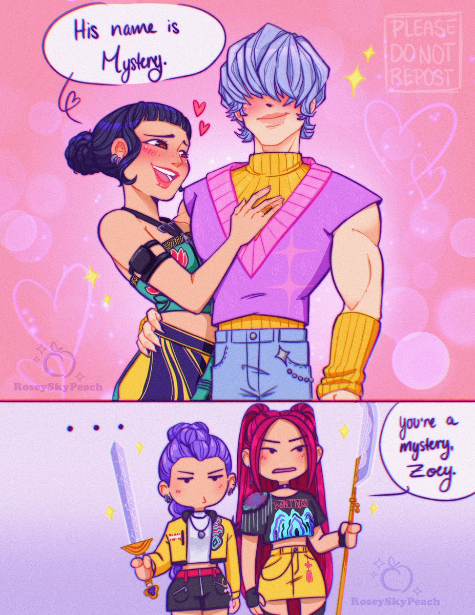 Finally got around to finishing this. I swear if y’all young folks don’t get the reference I’mma be so disappointed #KPOPDEMONHUNTERS #zoeystery