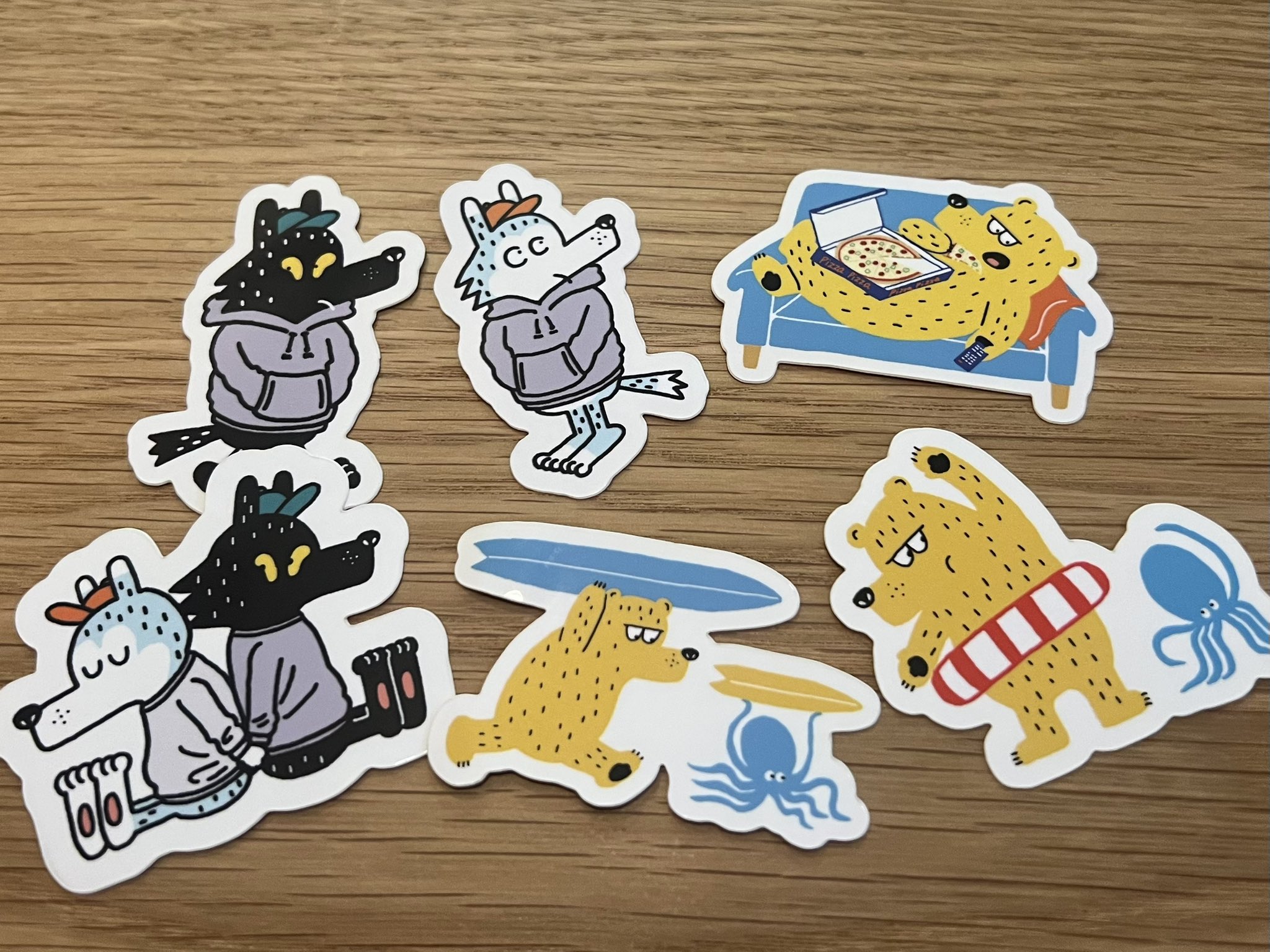 TOMORROW X TOGETHER - txt サノク 公開放送 cat&amp;dog ステッカー 猫 シール TXT スビン Cat&Dog サノク トレカ＋シール＋スタンプ帳＋
