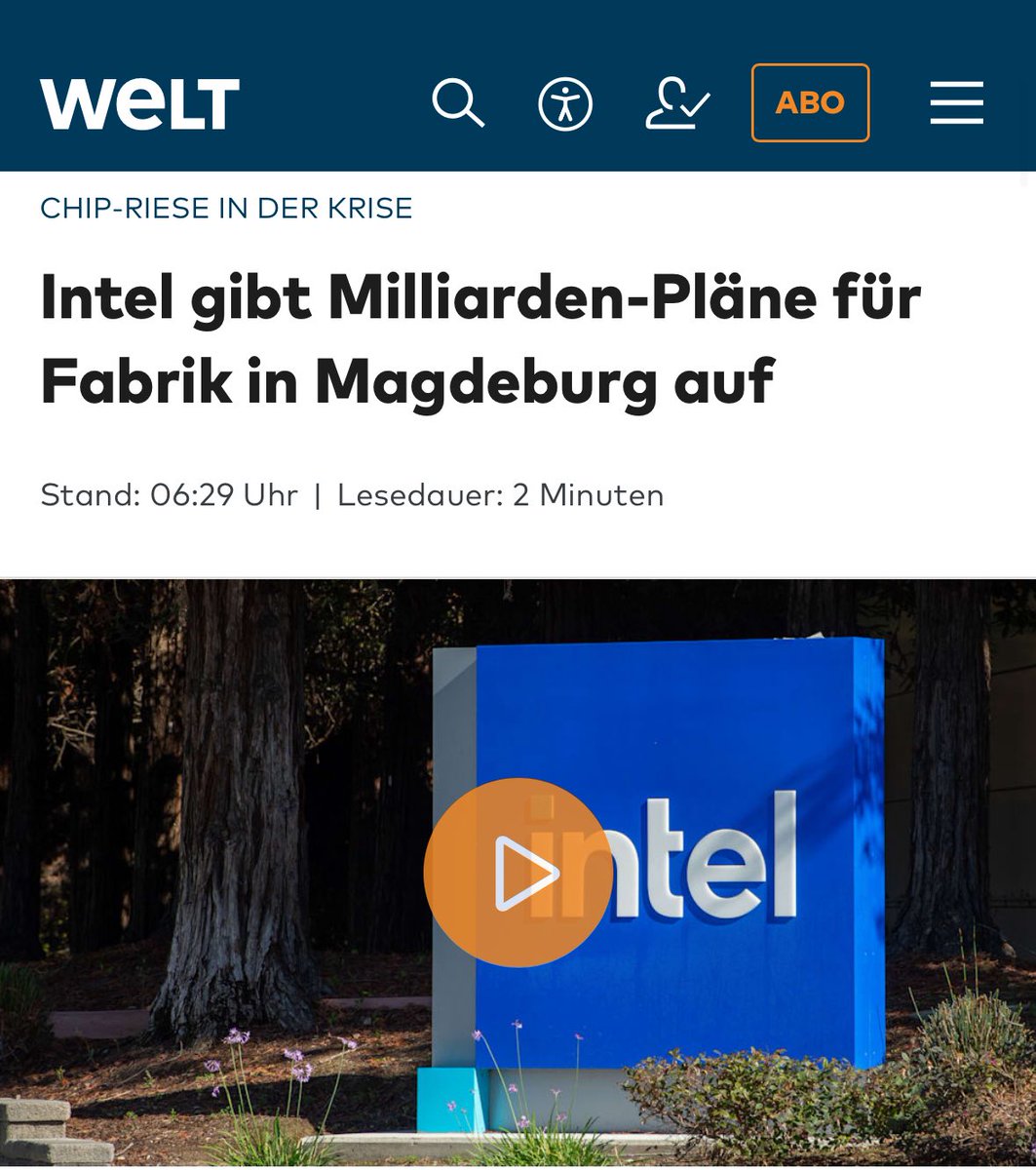 G_UllrichFDP's tweet image. Das letzte Lieblingsprojekt von Ex-Wirtschaftsminister #Habeck ist geplatzt. Der ehemalige Finanzminister #Lindner hatte den richtigen Riecher, in dem er die Milliarden schweren Investitionen in Frage stellte. Dass nun einige den Standort in #Magdeburg für das Aus von #Intel