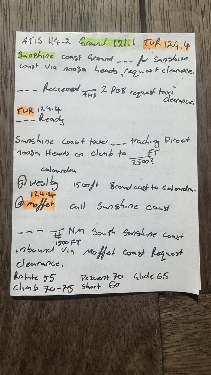 The hardest part about flying a Small Aeroplane 

Is the radio calls

The flying is easy and second nature, the radio talk is another language and it ain’t English 🤣

It’s where i struggle or get tripped up the most, especially in high traffic areas.

So I write out my lines, I