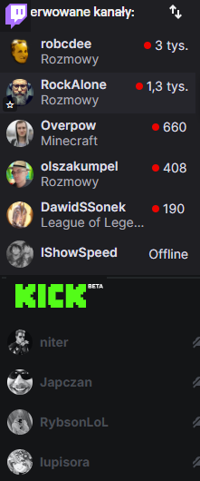 GiFree_'s tweet photo. @igorovh Feature Request:
Połączenie obu platform tak aby mozna bylo w łatwy sposob śledzić na której platformie twoj follow jest online, po robocie sprawdzam githuba i moge cosik tam pomoc
@Rybson__ dawaj sharałt https://t.co/yxV9AVujW1