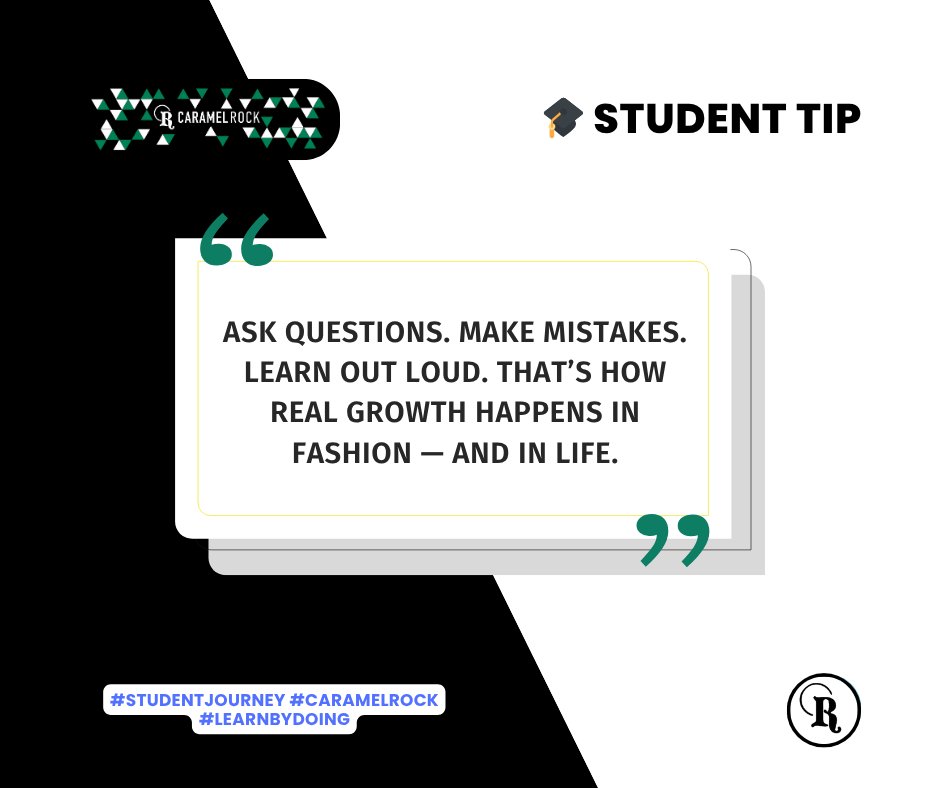 caramelrock's tweet image. 🎓From creative skills to confidence boosts, our student tips are here to guide, inspire, and help you grow every step of the way.

💡 Because learning is about more than technique — it’s about mindset, voice, and vision.

#CaramelRock #StudentTips #CreativeJourney