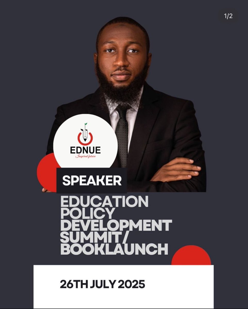 Danjauro_'s tweet image. Available tomorrow? Saturday 26th July
Join the Education Policy Summit at Nile University, Abuja!..