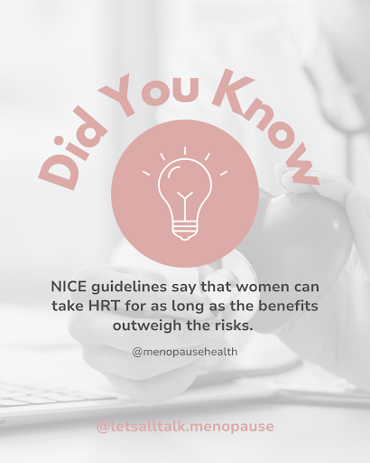 LATMenopause's tweet image. Women can stay on HRT as long as the benefits outweigh the risks. Important reassurance from Dr. Juliet Balfour at menopause health. It’s not about time limits, it’s about what works for you.
#LetsAllTalkMenopause #StrongWomen #MenopauseSupport