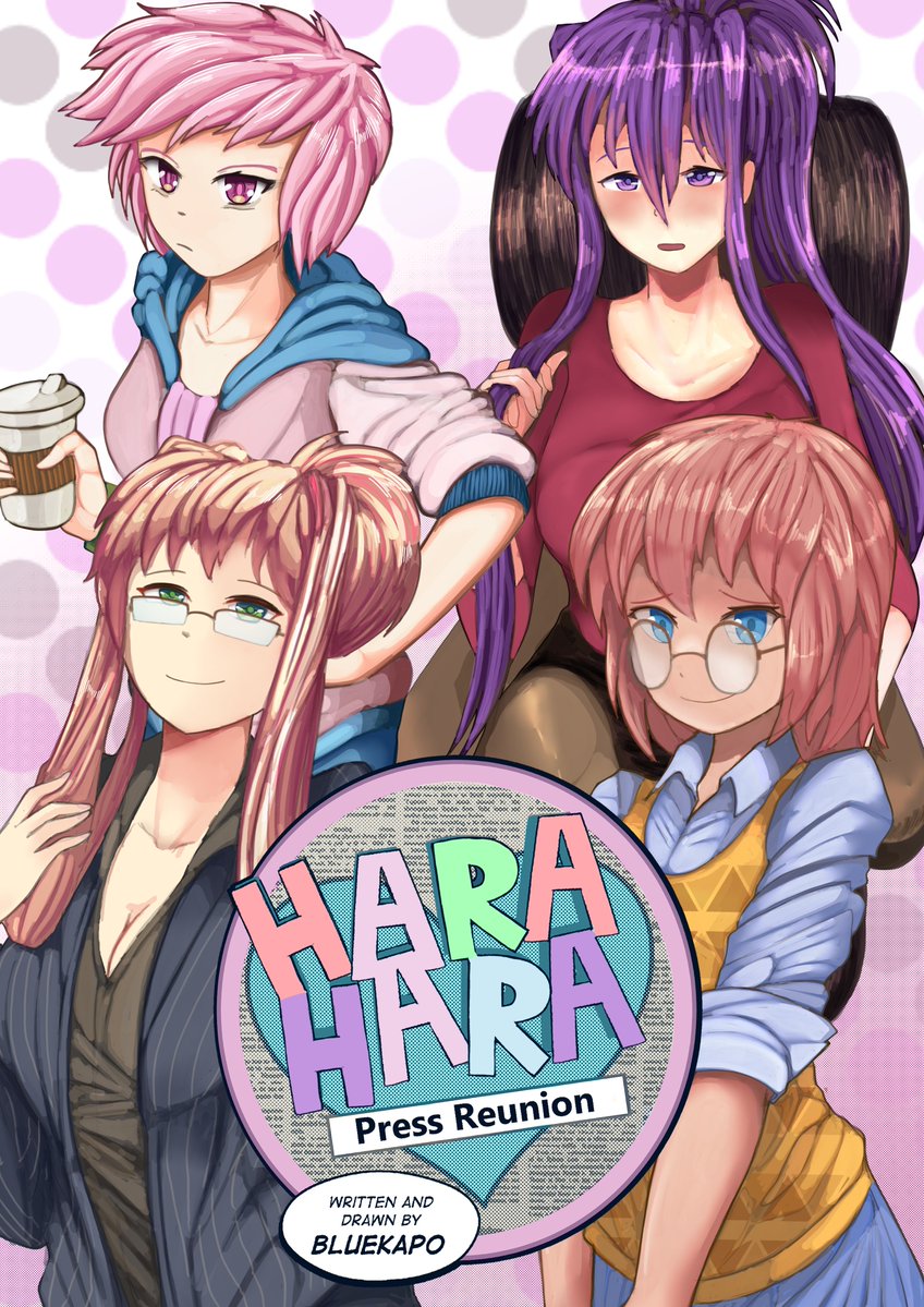 bluekapo_art's tweet image. I'm not surprised Natsuki feels her day has been derailed.
More Hara Hara pages! The Webtoon has been updated (link pinned on my account)
#DDLC #ddlcnatsuki #DDLCfanart