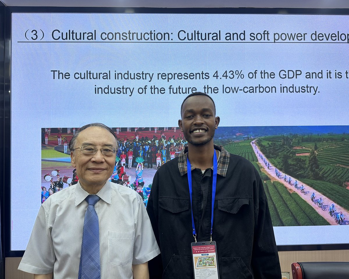 At the Central Academy of Cultural and Tourism Administration, in Beijing , I had the pleasure to meet and have a lecturing conversation with Amb. Sun Jiwen, a Senior Diplomat and Former Ambassador of China to Gabon.

He showed me the journey of Cultural Construction in China,