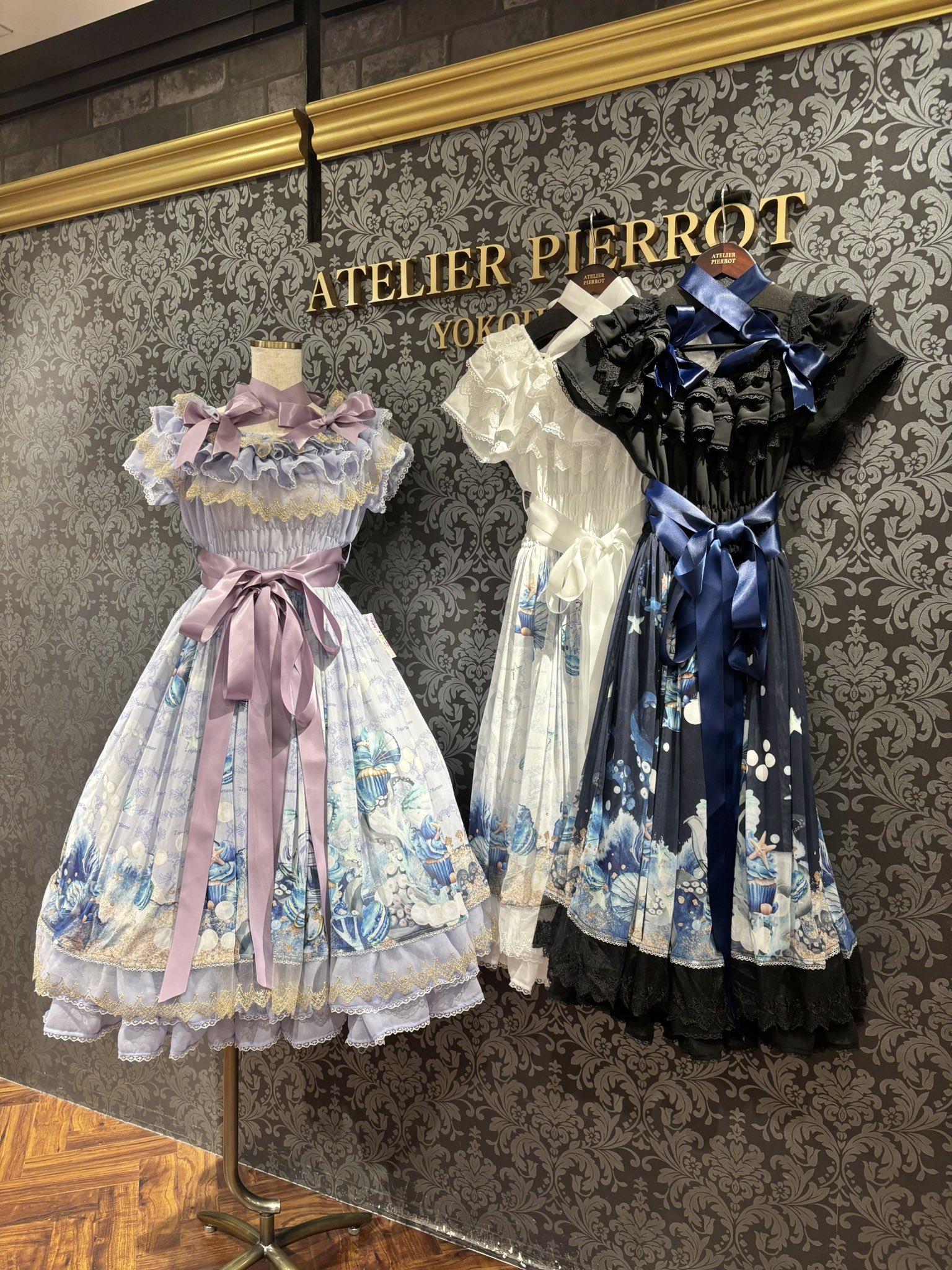 ATELIER PIERROT　シャーリングワンピース ATELIER-PIERROT 横浜VIVRE店 on X: 