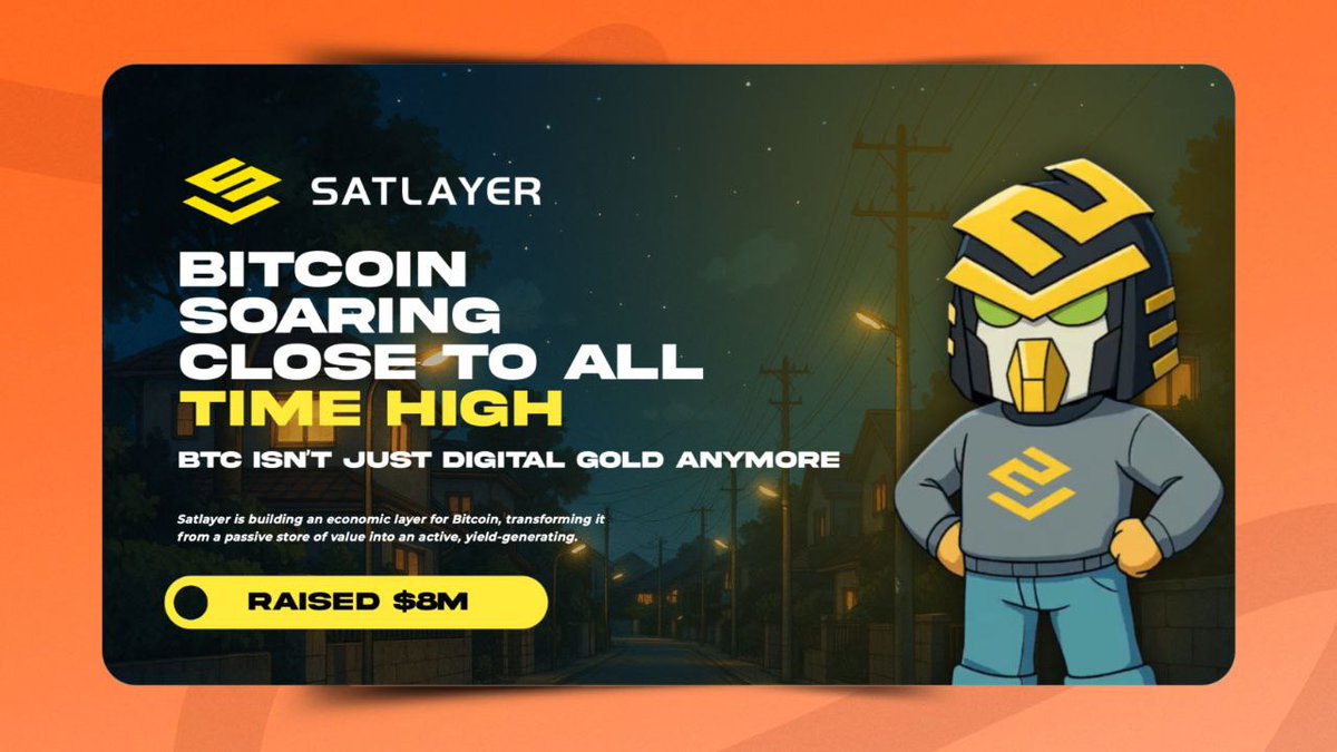 Abrahamchase09's tweet image. Following up on the previous post, Bitcoin is approaching its all-time highs again. However, beyond the charts, a hidden DeFi revolution is unfolding on BTC itself.
BTC isn’t just digital gold anymore.
@satlayer is building an economic layer for Bitcoin, transforming it from a…