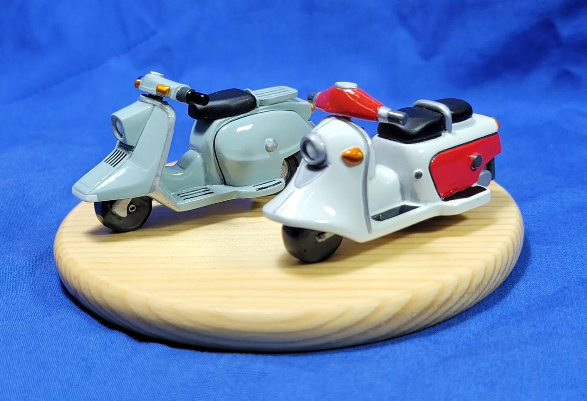 machtoranoana's tweet image. ジロー模型 ワンフェス2025年の夏のお品書きです。
デフォルメラビットスクーターのTANUWORKSは今回も完成品をだします。 お気に入りのをそのままお持ち帰りいただきます。車種はラビットハイスーパー90 S601 S301A S302A(ツーリング) 塗装済み完成品は5千円…