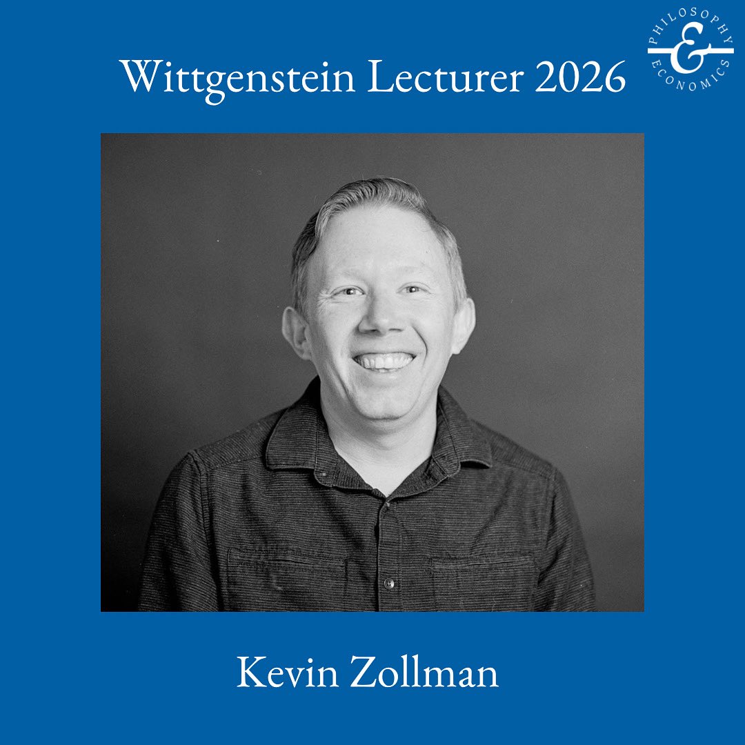 🎤 We are thrilled to announce our Wittgenstein speaker for 2026: Kevin Zollman from Carnegie Mellon University! 🧠🌐

🗓 Dates: June 15–19, 2026
📖 Title: Connected Intelligence: How Our Social Ties Generate Knowledge

We are looking forward to welcome him in 2026! Stay tuned!