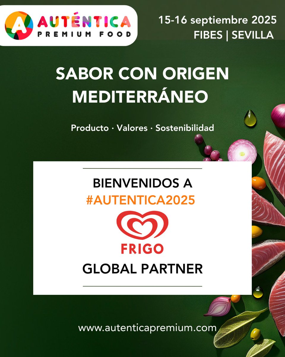 Auténtica Premium Food (@autenticafest) on Twitter photo 🍦 ¡<a href="/frigo_helados/">frigo_helados</a> se suma como Global Partner de #AUTENTICA2025!
Helados icónicos e innovación para el canal #Horeca y retail.
🤝 Gracias por confiar en #AuténticaPremiumFood.
#GlobalPartner #EventosFood #Gastronomía #Retail 🍦 ¡<a href="/frigo_helados/">frigo_helados</a> se suma como Global Partner de #AUTENTICA2025!
Helados icónicos e innovación para el canal #Horeca y retail.
🤝 Gracias por confiar en #AuténticaPremiumFood.
#GlobalPartner #EventosFood #Gastronomía #Retail