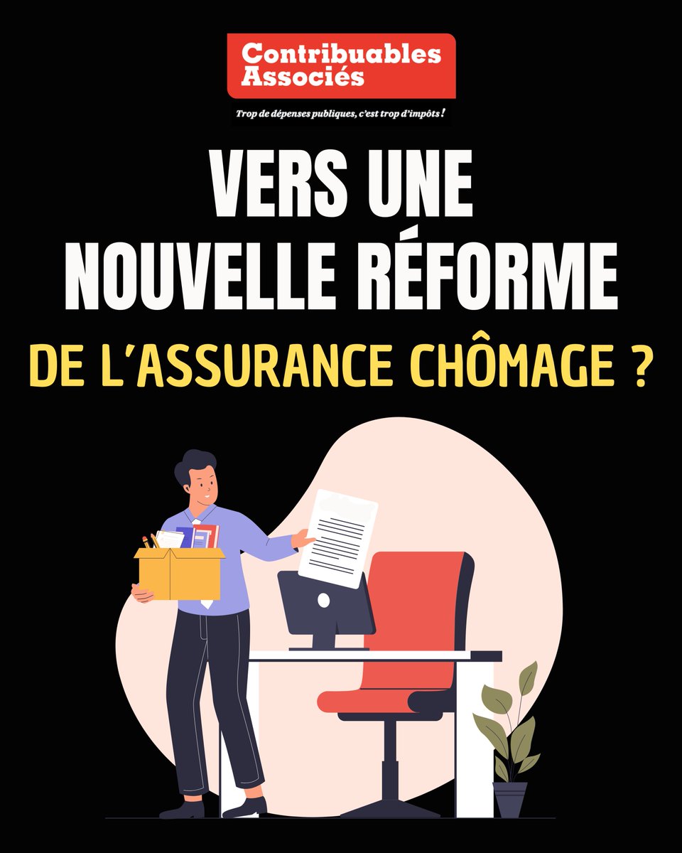 contribuables's tweet image. 7,4% de chômage soit 2,4 millions de chômeurs et 485 000 emplois vacants (T1 2025).
Pour faire des économies, le Gouvernement envisage une réforme de l’assurance chômage.
🔍Le fonctionnement actuel de l’assurance chômage
Le montant total des allocations versées aux chômeurs en…