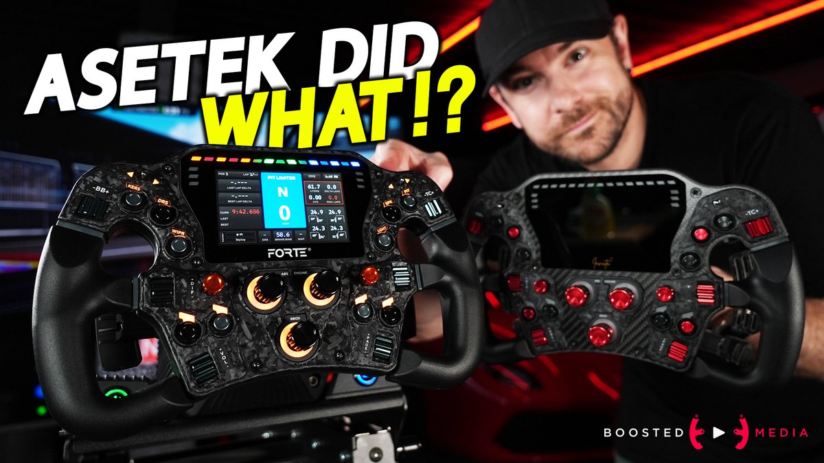Boosted Media (@_boostedmedia) on Twitter photo Our review of the <a href="/AsetekSimSports/">Asetek SimSports</a> Forte Formula Pro wheel is LIVE!
boostedmedia.net/sim-racing/har…
#simracing Our review of the <a href="/AsetekSimSports/">Asetek SimSports</a> Forte Formula Pro wheel is LIVE!
boostedmedia.net/sim-racing/har…
#simracing