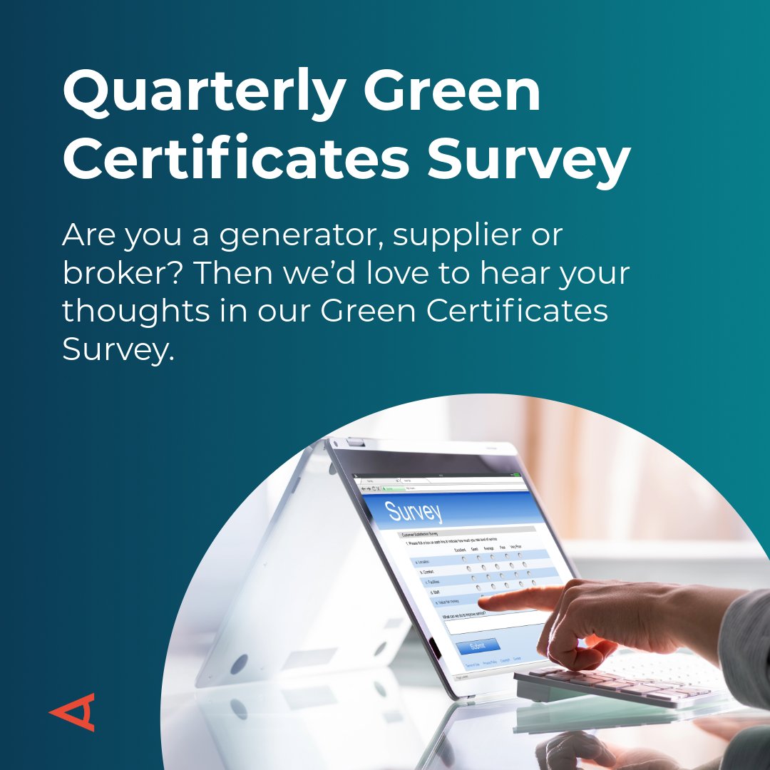 Are you a generator, supplier or broker? Then we’d love to hear your thoughts in our Green Certificates Survey.

Everyone who fills in the survey will receive the headline results free of charge.

Take the survey: bit.ly/45jogoy

#Survey #GreenCertificates #Renewables