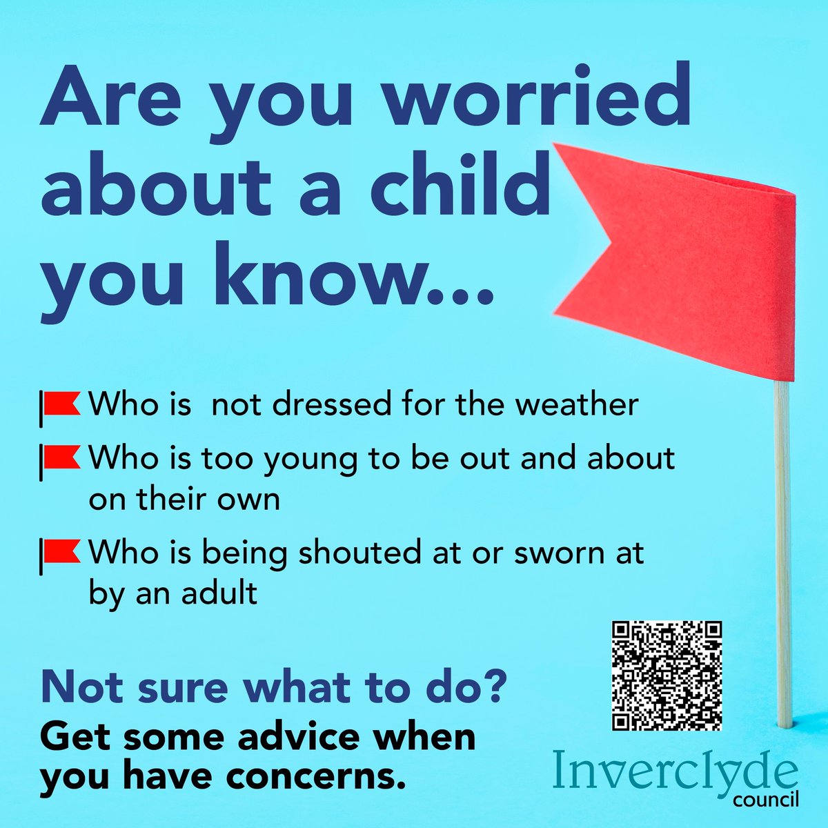 YourVoiceInver's tweet image. All children have the right to grow up in a caring and safe environment. All adults have a responsibility to protect children.
Scan the QR or visit
bit.ly/inverclydechil…
#ProtectingChildrenInverclyde
@InverclydeHSCP @homestart_hsri @CROinverclyde @CVSInverclyde