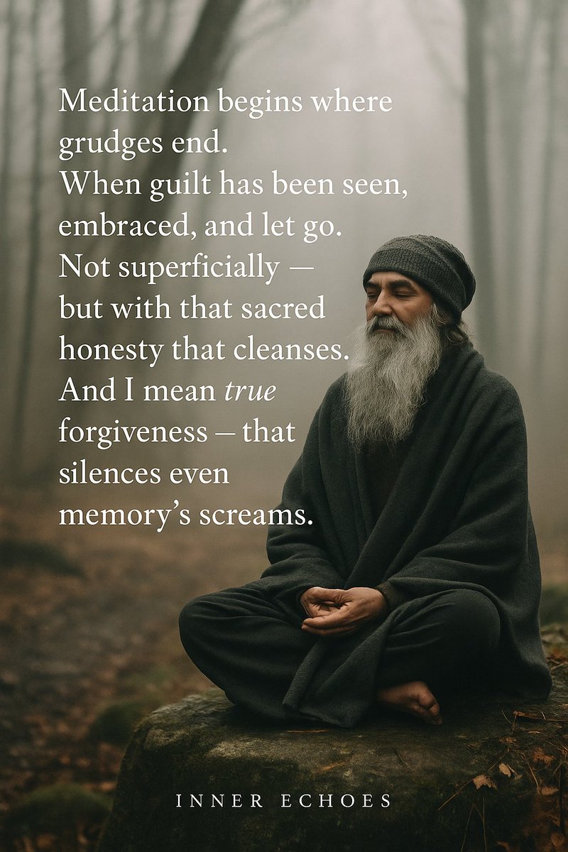 InnerEchoesOne's tweet photo. #InnerEchoes #SpiritualAwakening #HealingJourney #LetGoToGrow #ForgivenessIsFreedom #MeditationWisdom #OshoQuotes #SacredSilence #ConsciousLiving #GratitudeAndGrowth https://t.co/WqYuTrJsW6