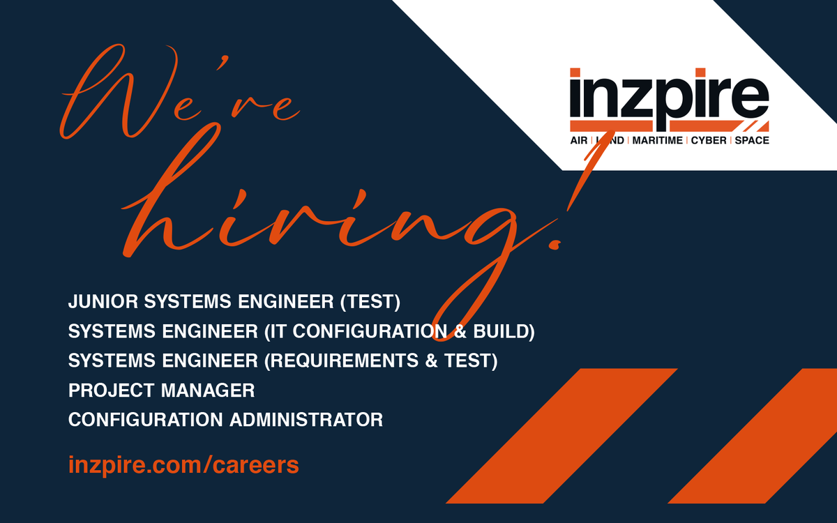 InzpireLimited's tweet image. WE'RE HIRING!

As a result of our continued success and business expansion, we are delighted to offer five exciting opportunities within our Mission Systems team.

Find out more about each role and apply HERE 👉 inzpire.com/vacancies

#Inzpire #InzpireLimited #DefenceCareers