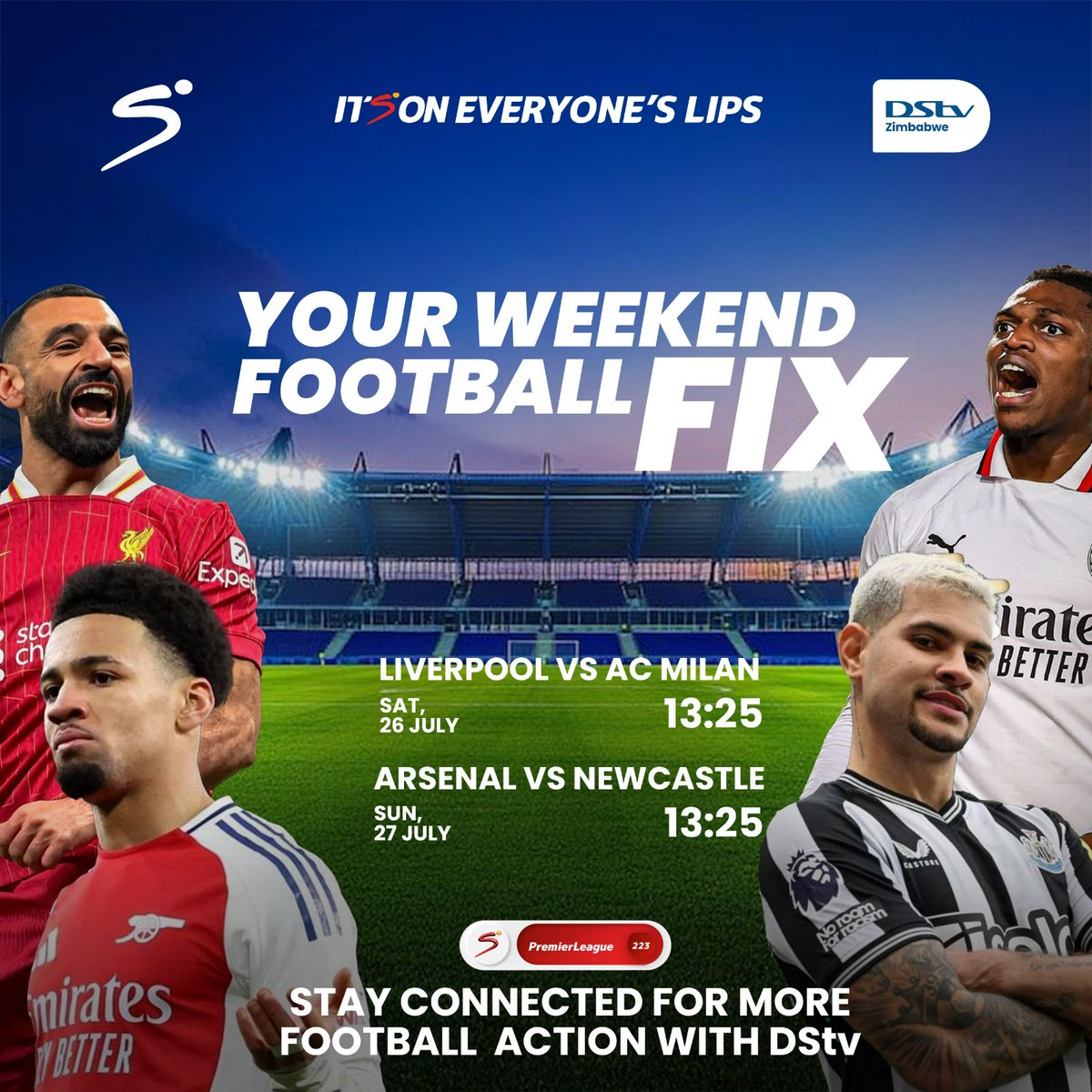 DStvZimbabwe (@dstvzimbabwe) on Twitter photo Hello Friday we have been waiting for you, it has been a hectic week, time to play with other kids! Can you hear "We are the Champions" being sung by Liverpool as they prepare to take on AC Milan. Weekend fix is ready for you, what is your prediction?
apple.co/3LodoLp Hello Friday we have been waiting for you, it has been a hectic week, time to play with other kids! Can you hear "We are the Champions" being sung by Liverpool as they prepare to take on AC Milan. Weekend fix is ready for you, what is your prediction?
apple.co/3LodoLp