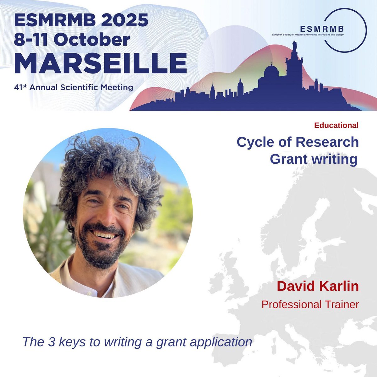 ESMRMB (@esmrmb) on Twitter photo π€ David Karlin joins #ESMRMB2025!
Heβll give a talk on grant writing + review YOUR grants live!
π¬ Send yours (rejected or in prep) to: davidgkarlin@gmail.com
π His book will be available at a discount too!
#MRI #ResearchFunding #OpenScience π€ David Karlin joins #ESMRMB2025!
Heβll give a talk on grant writing + review YOUR grants live!
π¬ Send yours (rejected or in prep) to: davidgkarlin@gmail.com
π His book will be available at a discount too!
#MRI #ResearchFunding #OpenScience