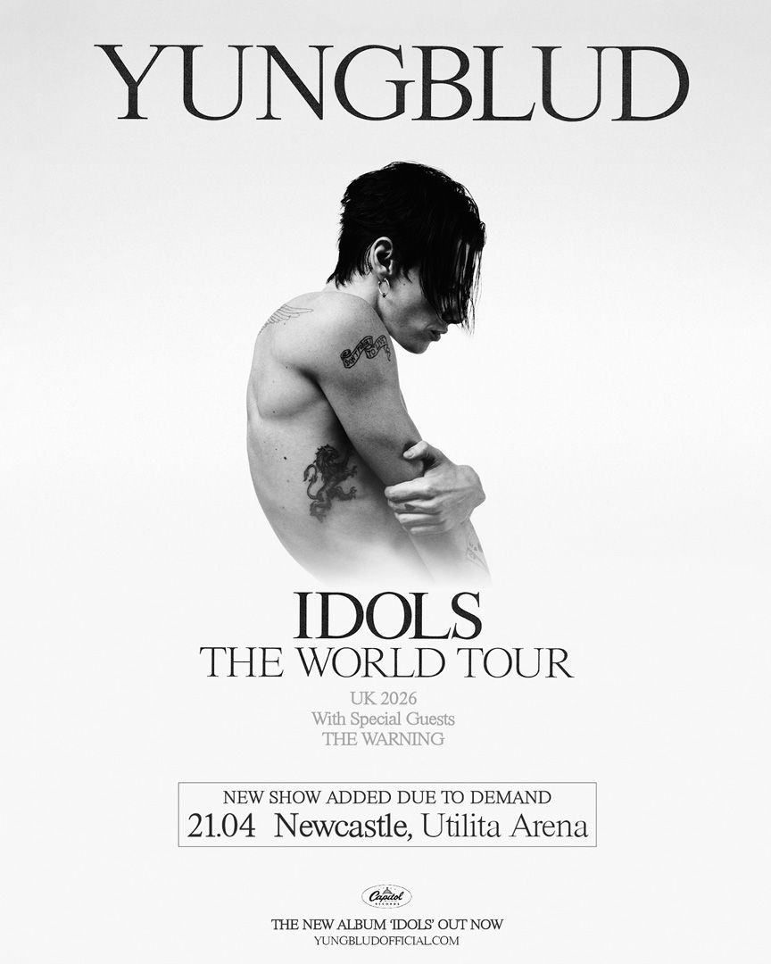gigseekr's tweet image. Just under an hour until tickets for @yungblud's show at @arenanewcastle go on sale!
Don't miss out:
gigseekr.com/event/8oxr9