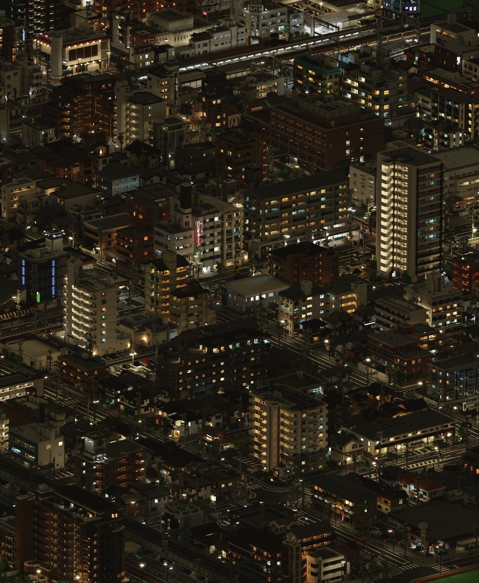 #これでフォロワーさんが増えました 

マイクラの夜景です。