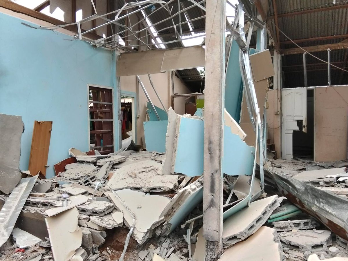 IrrawaddyNews's tweet image. The Thai military says three rockets hit civilian areas of Ubon Ratchathani Province at 8.50 am on Friday, as the border conflict with Cambodia entered its second day. Attacks along the 817km border killed 15 people on Thursday.locations. (Photo: RTA) #ThailandCambodia…