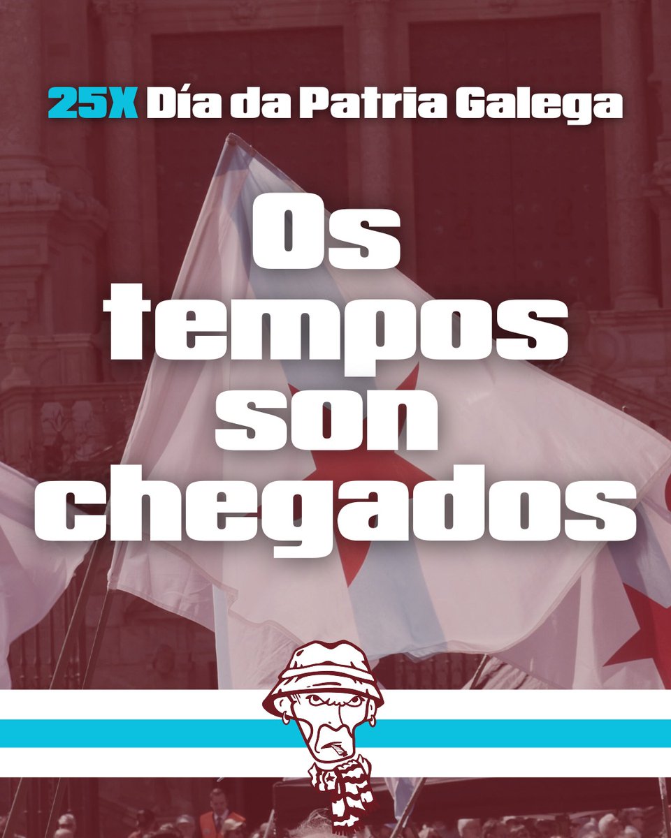 siareirxspcf's tweet photo. 25 de Xullo, Día da Patria Galega!

Un día para festexar e reivindicar que somos unha nación. Viva a nosa terra! https://t.co/PDGYkRf0gD