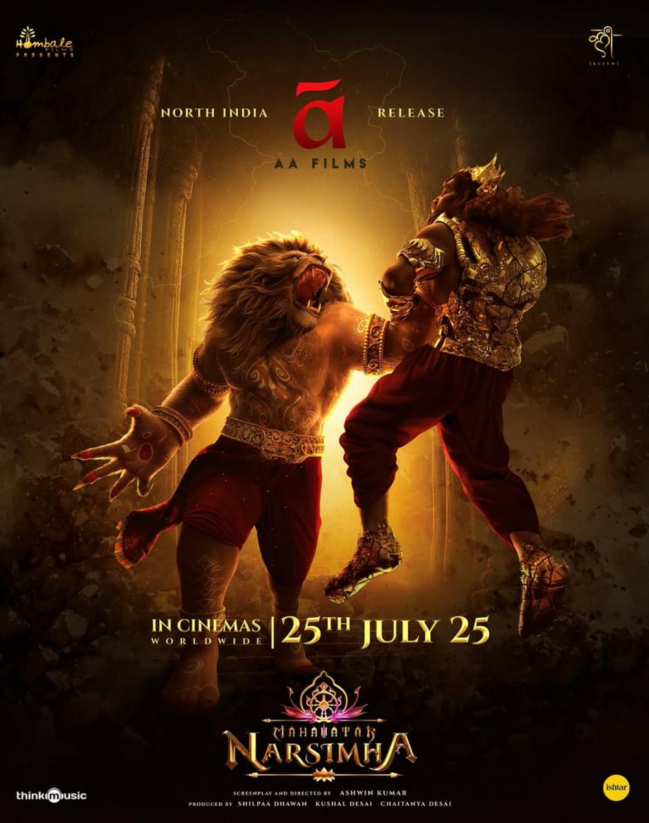 Ramesh Bala (@rameshlaus) on Twitter photo #MahavatarNarsimha is a film that no one should miss. Thoroughly entertaining and at the same time talks about the extensively rich culture of India!
<a href="/hombalefilms/">Hombale Films</a> <a href="/VKiragandur/">Vijay Kiragandur</a> <a href="/ChaluveG/">Chaluve Gowda</a> <a href="/kleemproduction/">Kleem Productions</a> <a href="/shilpaadhawan/">shilpa dhawan</a> <a href="/AshwinKleem/">Kleem Productions</a> <a href="/SamCSmusic/">๐๐๐ ๐ ๐</a> <a href="/MahavatarTales/">Mahavatar Narsimha</a> #MahavatarNarsimha is a film that no one should miss. Thoroughly entertaining and at the same time talks about the extensively rich culture of India!
<a href="/hombalefilms/">Hombale Films</a> <a href="/VKiragandur/">Vijay Kiragandur</a> <a href="/ChaluveG/">Chaluve Gowda</a> <a href="/kleemproduction/">Kleem Productions</a> <a href="/shilpaadhawan/">shilpa dhawan</a> <a href="/AshwinKleem/">Kleem Productions</a> <a href="/SamCSmusic/">๐๐๐ ๐ ๐</a> <a href="/MahavatarTales/">Mahavatar Narsimha</a>