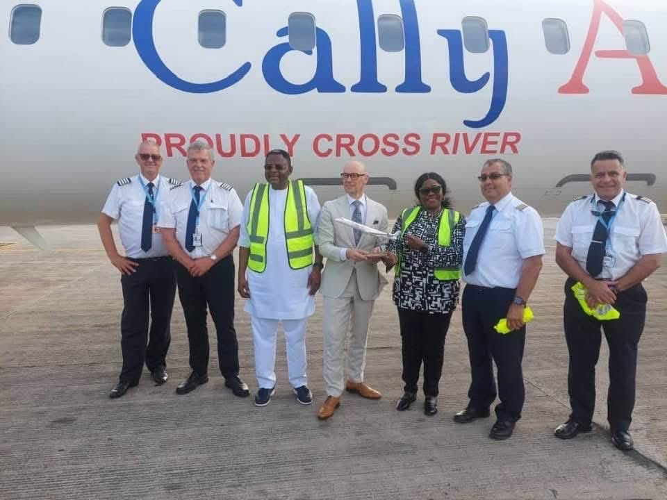 Bassey_Ita_'s tweet image. As a bold step to aid flight frequency to &from Calabar, advance aviation tourism & regional connectivity, & create employment opportunities, the Cross River State Government has successful acquired 2 additional aircrafts.
This brings the total number of Cally Air aircrafts to 7