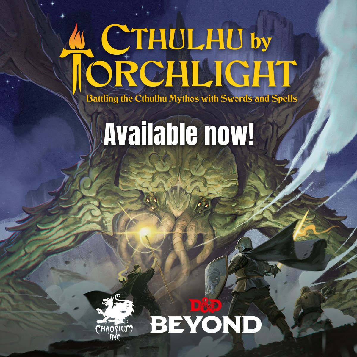 Chaosium_Inc's tweet image. Ab Chaos #279: Out now on D&D Beyond! Cthulhu by Torchlight - mailchi.mp/cf4fae4eb734/a…