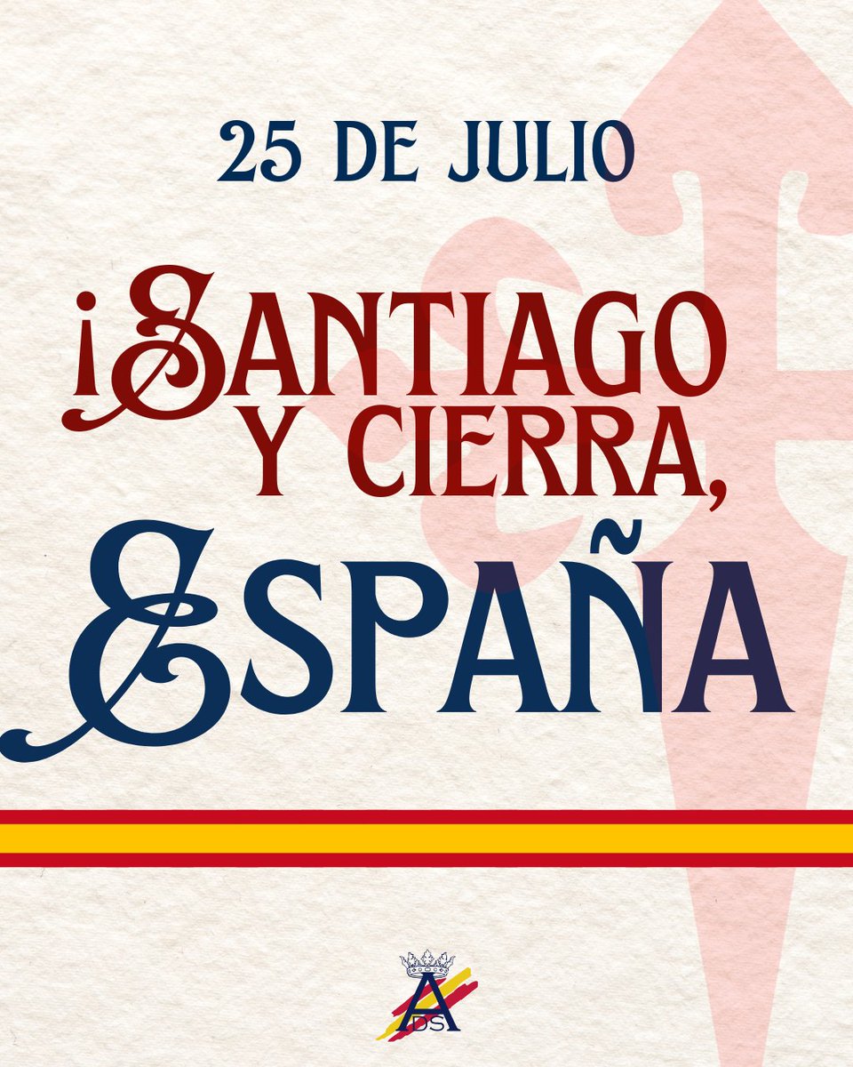 🇪🇸 ¡Hoy es #25dejulio, Día del Apóstol #Santiago!
·
Una fecha marcada en el calendario de todos los #Españoles a celebrar el día del #Patrón de nuestra nación.
·
Desde ArenalDeSevilla.com, queremos felicitar a nuestros compatriotas por este día de #OrgulloNacional.