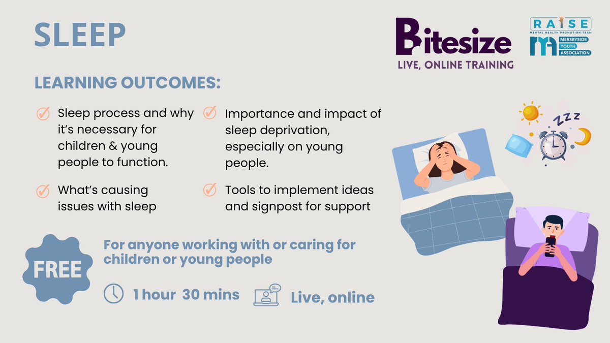 This month in our bitesize training programme that tackles a range of important issues. Parents/carers and professionals are all welcome. 

click here to book - liverpoolcamhs.com/events/the-imp… 
📆14/08/2025
🕑 10:00am - 11:30am