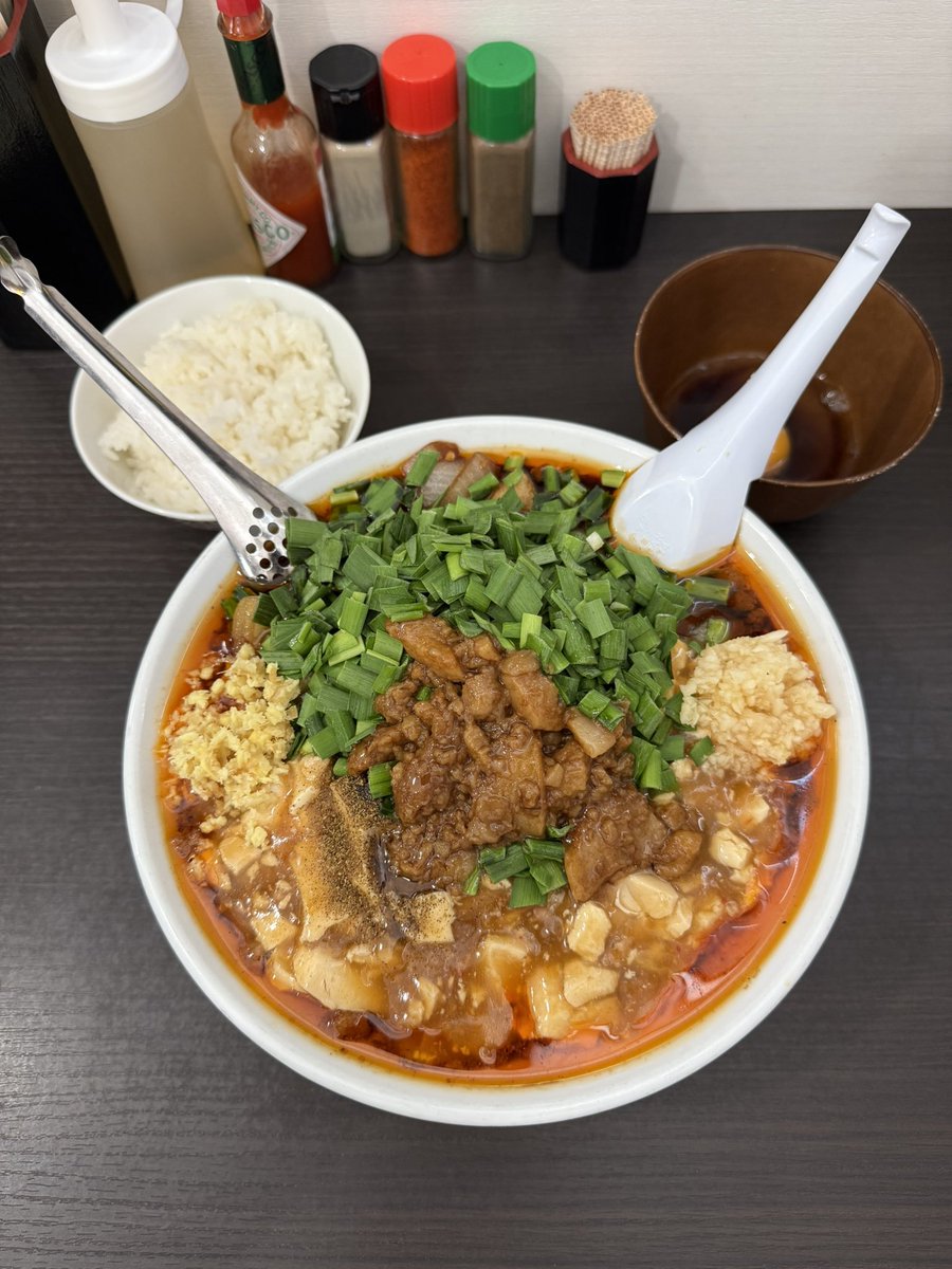 yama_sho_007's tweet image. 元祖スタミナ満点らーめんすず鬼狭山ヶ丘分店
笑店スタ満 TP全部 ニラ ぽん玉 小ライス少なめ
また来週行けるか怪しいので週2スタ満
最近1週空けて週2のペースになってきた
@sutaman_bunten